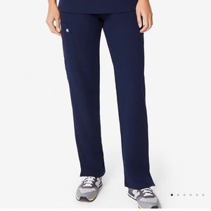 FIGS Kade Cargo Scrub Pants Navy Blue Health Care Nurse Doctor Size XL Tall